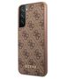 Original Case SAMSUNG GALAXY S23 Guess Hard Case 4G Metal Gold Logo (GUHCS23SG4GFBR) brown 3666339116989