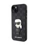 Original Case IPHONE 14 PLUS Karl Lagerfeld Hardcase Saffiano Monogram Ikonik (KLHCP14MSAKHPKK) black 3666339122553