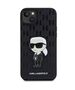 Original Case IPHONE 14 PLUS Karl Lagerfeld Hardcase Saffiano Monogram Ikonik (KLHCP14MSAKHPKK) black 3666339122553