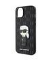 Original Case IPHONE 14 PLUS Karl Lagerfeld Hardcase Saffiano Monogram Ikonik (KLHCP14MSAKHPKK) black 3666339122553