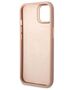 Original Case IPHONE 14 Guess Hardcase Peony Logo Plate MagSafe pink 3666339070069