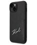 Original Case IPHONE 14 PLUS Karl Lagerfeld Signature Logo Cardslot (KLHCP14MCSSK) black 3666339094287