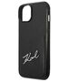 Original Case IPHONE 14 PLUS Karl Lagerfeld Signature Logo Cardslot (KLHCP14MCSSK) black 3666339094287