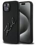 Original Case APPLE IPHONE 15 Karl Lagerfeld Hardcase Silicone Karl Script (KLHCP15SSKSBMCK) black 3666339168155