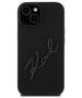 Original Case APPLE IPHONE 15 Karl Lagerfeld Hardcase Silicone Karl Script (KLHCP15SSKSBMCK) black 3666339168155