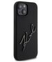 Original Case APPLE IPHONE 15 Karl Lagerfeld Hardcase Silicone Karl Script (KLHCP15SSKSBMCK) black 3666339168155