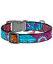 Waudog Nylon dog collar with QR code Waudog "Summer" size S 068629  4586 έως και 12 άτοκες δόσεις 4823089312262