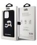 Karl Lagerfeld case for iPhone 15 Pro 6,1&quot; KLHMP15LSKCHPPLK black HC Magsafe silicone sil double heads print 3666339256722