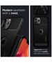 Case IPHONE 12 / 12 PRO Spigen Rugged Armor Matte black 8809710756489