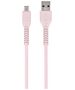 Maxlife MXUC-04 cable USB - USB-C 1,0 m 3A pink 5900495875204