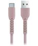 Maxlife MXUC-04 cable USB - USB-C 1,0 m 3A pink 5900495875204