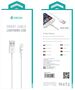 Devia cable Smart EC080 USB - Lightning 1,0 m 2,1A white 6952897986650