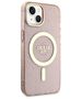 Original Case IPHONE 14 Guess Hardcase Glitter Gold MagSafe (GUHMP14SHCMCGP) pink 3666339125868