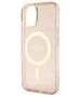 Original Case IPHONE 14 Guess Hardcase Glitter Gold MagSafe (GUHMP14SHCMCGP) pink 3666339125868