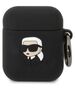 Case APPLE AIRPODS Karl Lagerfeld Silicone Karl Head 3D black 3666339087807