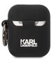 Case APPLE AIRPODS Karl Lagerfeld Silicone Karl Head 3D black 3666339087807