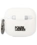 Original Case APPLE AIRPODS 3 Karl Lagerfeld Silicone Karl & Choupette (KLACA3SILKCW) white 3666339088217