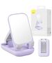 Folding phone stand Baseus with mirror (purple) 6932172629922