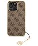 Original Case IPHONE 13 PRO 6,1" Guess Hardcase 4G Charms Collection GUHCP13LGF4GBR brown 3666339033453