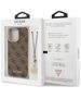 Original Case IPHONE 13 PRO 6,1" Guess Hardcase 4G Charms Collection GUHCP13LGF4GBR brown 3666339033453