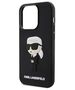 Original Case IPHONE 14 PRO Karl Lagerfeld Hardcase Rubber Ikonik 3D (KLHCP14L3DRKINK) black 3666339122645