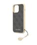 Original Case APPLE IPHONE 15 PRO Guess Hardcase 4G Charms Collection (GUHCP15LGF4GGR) gray 3666339171681