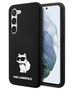 Original Case SAMSUNG GALAXY S24 Karl Lagerfeld Hardcase Silicone Choupette (KLHCS24SSNCHBCK) black 3666339242329