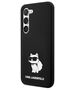 Original Case SAMSUNG GALAXY S24 Karl Lagerfeld Hardcase Silicone Choupette (KLHCS24SSNCHBCK) black 3666339242329