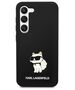 Original Case SAMSUNG GALAXY S24 Karl Lagerfeld Hardcase Silicone Choupette (KLHCS24SSNCHBCK) black 3666339242329