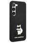 Original Case SAMSUNG GALAXY S24 Karl Lagerfeld Hardcase Silicone Choupette (KLHCS24SSNCHBCK) black 3666339242329