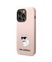 Case IPHONE 14 PRO MAX Karl Lagerfeld Hardcase Silicone Choupette (KLHCP14XSNCHBCP) pink 3666339086718