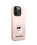 Case IPHONE 14 PRO MAX Karl Lagerfeld Hardcase Silicone Choupette (KLHCP14XSNCHBCP) pink 3666339086718