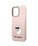 Case IPHONE 14 PRO MAX Karl Lagerfeld Hardcase Silicone Choupette (KLHCP14XSNCHBCP) pink 3666339086718