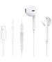 JoyRoom Casti cu Fir Stereo Lightning, Half-in-Ear - JoyRoom (JR-EP3) - White 6956116789961 έως 12 άτοκες Δόσεις