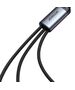 JoyRoom Type-C to Lightning Cable, Type-C, Micro-USB, Fast Charging, 30W, 1.2m - JoyRoom Speedy Series (SA21-1T3) - Black 6941237100382 έως 12 άτοκες Δόσεις