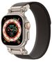 Strap for APPLE WATCH 4 / 5 / 6 / 7 / 8 / 9 / SE / ULTRA 1 / 2 (42 / 44 / 45 / 49 MM) Tech-Protect Nylon Delta black & orange 5906302310579