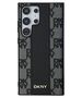 Original Case SAMSUNG GALAXY S24 ULTRA DKNY Hardcase Leather Checkered Mono Pattern MagSafe (DKHMS24SPCPVSLK) black 3666339276829