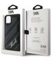 Original Case IPHONE 11 / XR Karl Lagerfeld Diagonal Quilted Script (KLHCP13LPQDSMGK) black 3666339252120