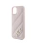 Original Case IPHONE 11 / XR Karl Lagerfeld Diagonal Quilted Script (KLHCP13MPQDSMGK) pink 3666339252403