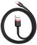 Baseus Cablu USB la Lightning, 2.4A, 480Mbps, 0.5m - Baseus Cafule (CALKLF-A19) - Red / Black 6953156274945 έως 12 άτοκες Δόσεις