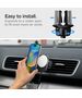 Spigen car mount with charger ITM12W Onetap Pro 3 Magnetic Magsafe Vent Car Mount Wireless Charger black 8809811853520