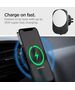 Spigen car mount with charger ITM12W Onetap Pro 3 Magnetic Magsafe Vent Car Mount Wireless Charger black 8809811853520