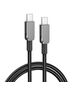 XO cable NB-Q250B PD USB-C - USB-C 0,35m 60W black 6920680844654