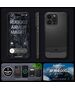 Case APPLE IPHONE 15 PRO MAX Spigen Rugged Armor MagSafe Matte black 8809896749107