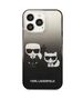 Original Case IPHONE 13 PRO Karl Lagerfeld Hardcase Gradient Ikonik Karl & Choupette (KLHCP13LTGKCK) black 3666339049263