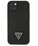 Original Case IPHONE 14 PLUS Guess Hardcase Saffianotriangle Logo (GUHCP14MPSATLK) black 3666339065379