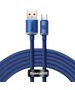 Baseus Crystal Shine cable USB to USB-C, 5A100W1.2m (blue) 6932172602819