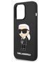 Original Case IPHONE 14 PRO Karl Lagerfeld Hardcase Silicone Ikonik (KLHCP14LSNIKBCK) black 3666339086589