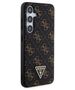 Original Case SAMSUNG GALAXY S24 Guess Hardcase 4G Triangle Collection (GUHCS24SPG4GPK) black 3666339246549