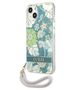 Case IPHONE 13 Guess Hardcase Flower Strap (GUHCP13MHFLSN) green 3666339040482